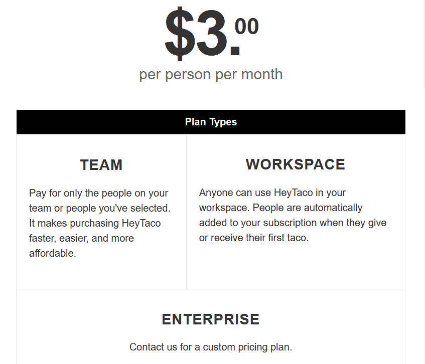 heytaco pricing