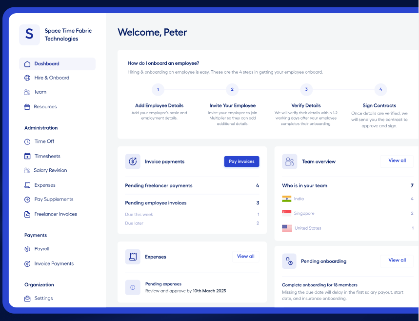 Multiplier: Making international employment payroll compliance benefits easy and risk-free