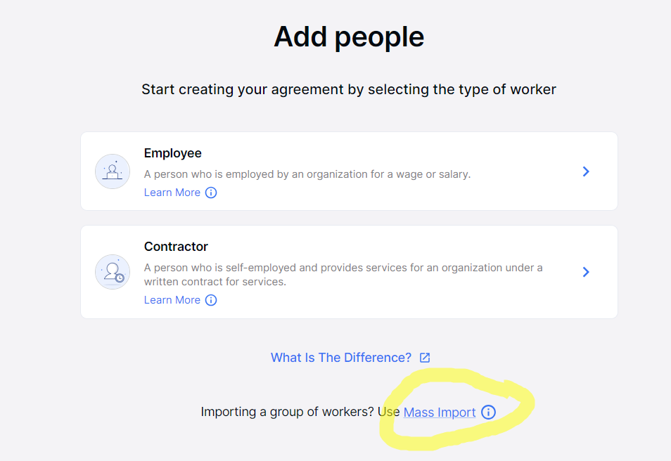 import employee data to Deel